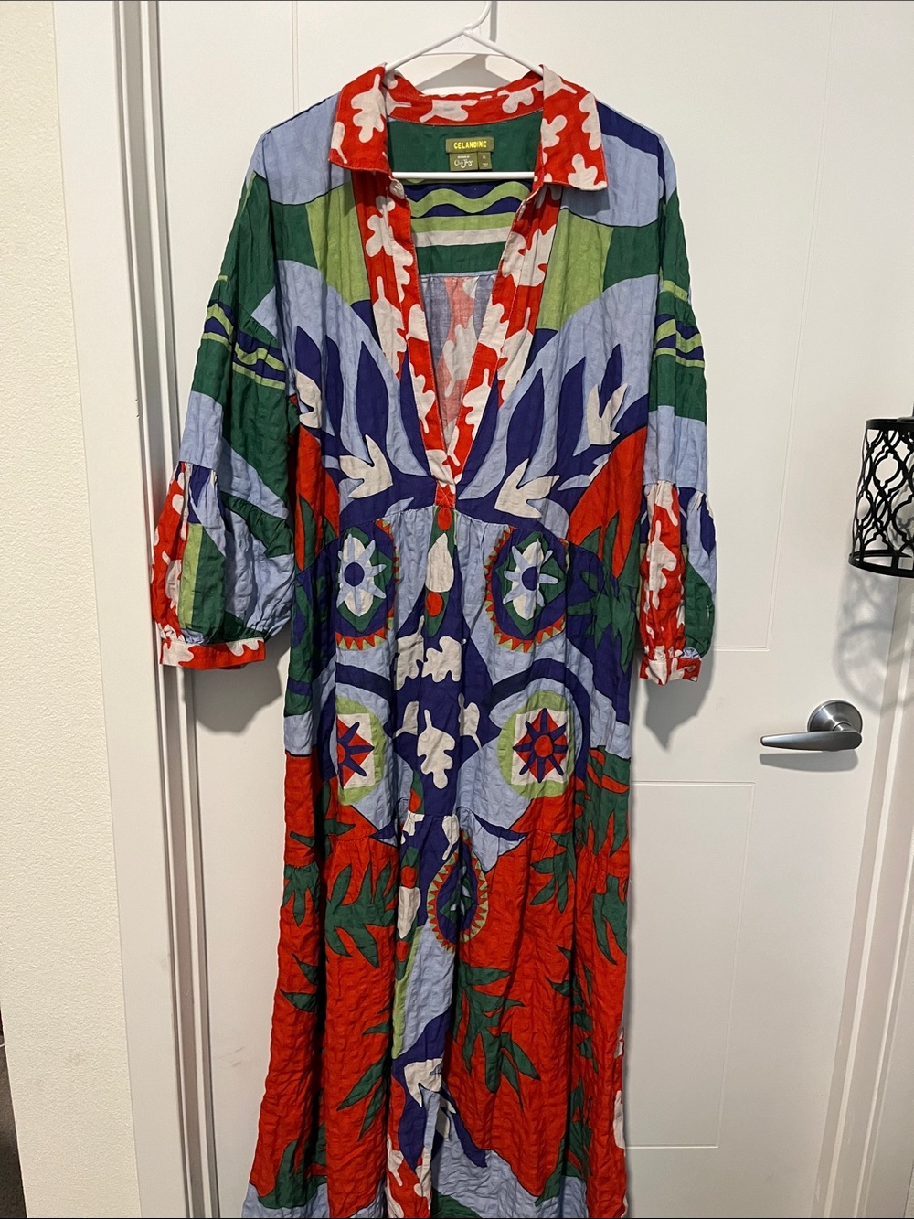 Anthropologie Celandine X Claire Johnson Carolita Maxi Dress Resort Coastal Boho - Picture 4 of 13